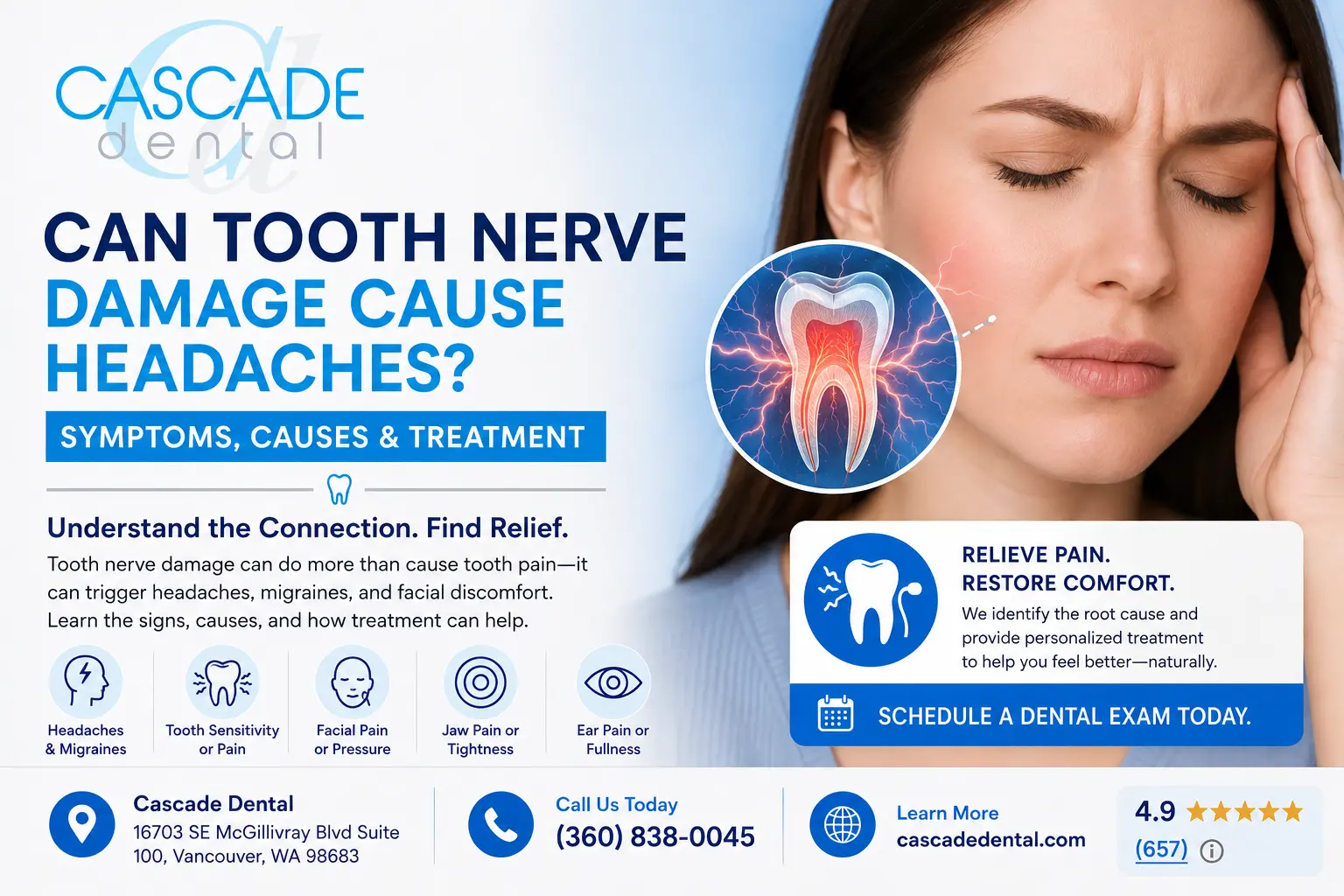 Can Tooth Nerve Damage Cause Headaches Symptom Causes Treatment