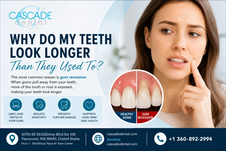 Cascade Dental Gum Recession Banner 1 Why Do My Teeth Look Longer