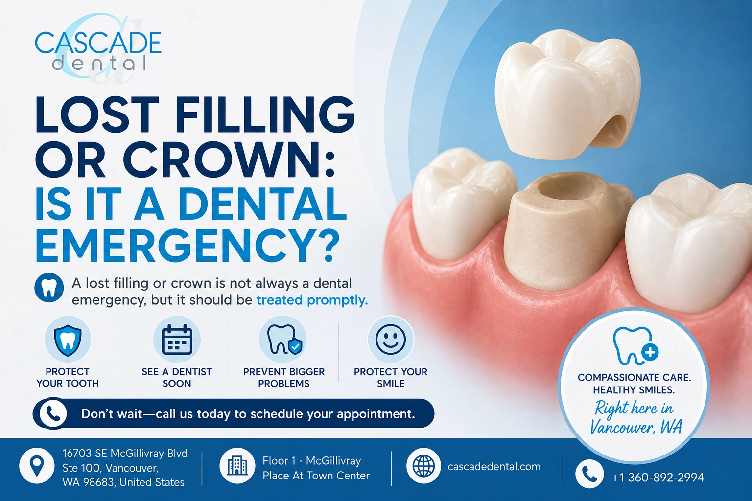 Lost Filling Or crown