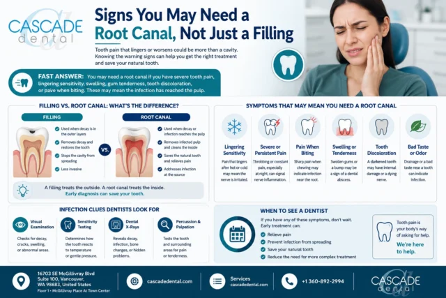 signs you need root canal not just tooth filling