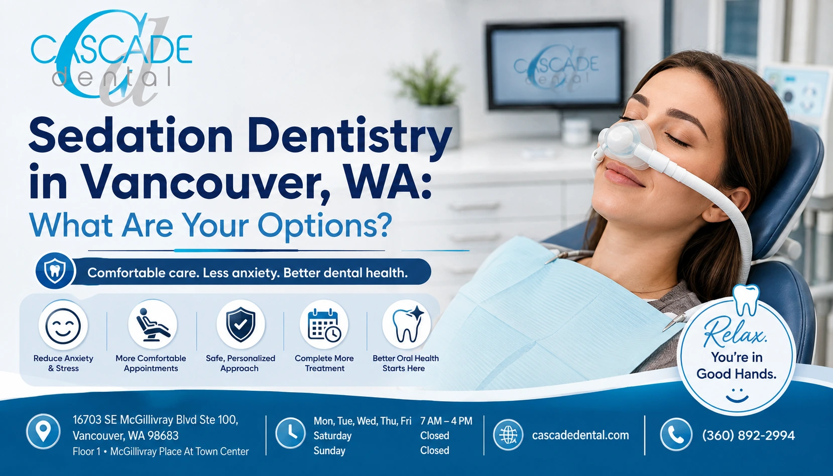 Sedation Dentistry in Vancouver, WA What Are Your Options