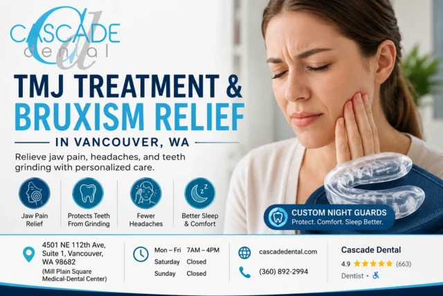 TMJ Treatment & Bruxism Relief in Vancouver, WA