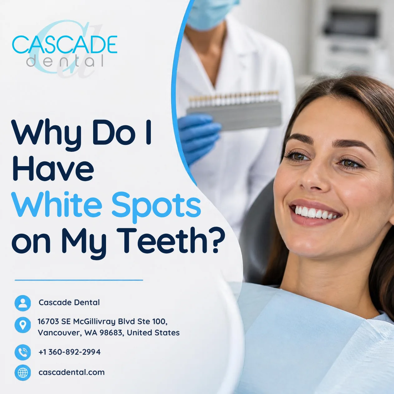 why do i have white spots on my teeth