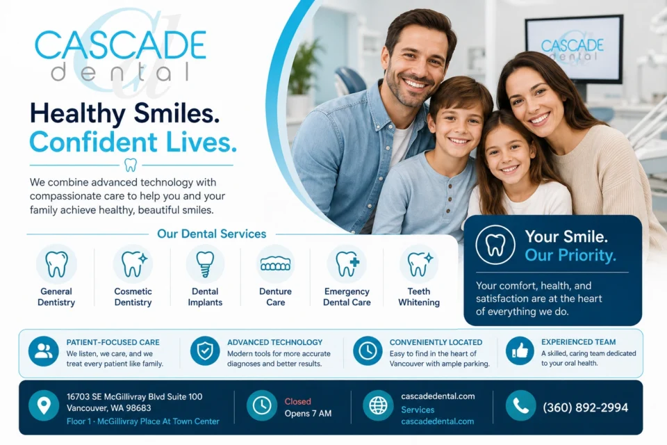 Cascade Dental Clinic Advertisement