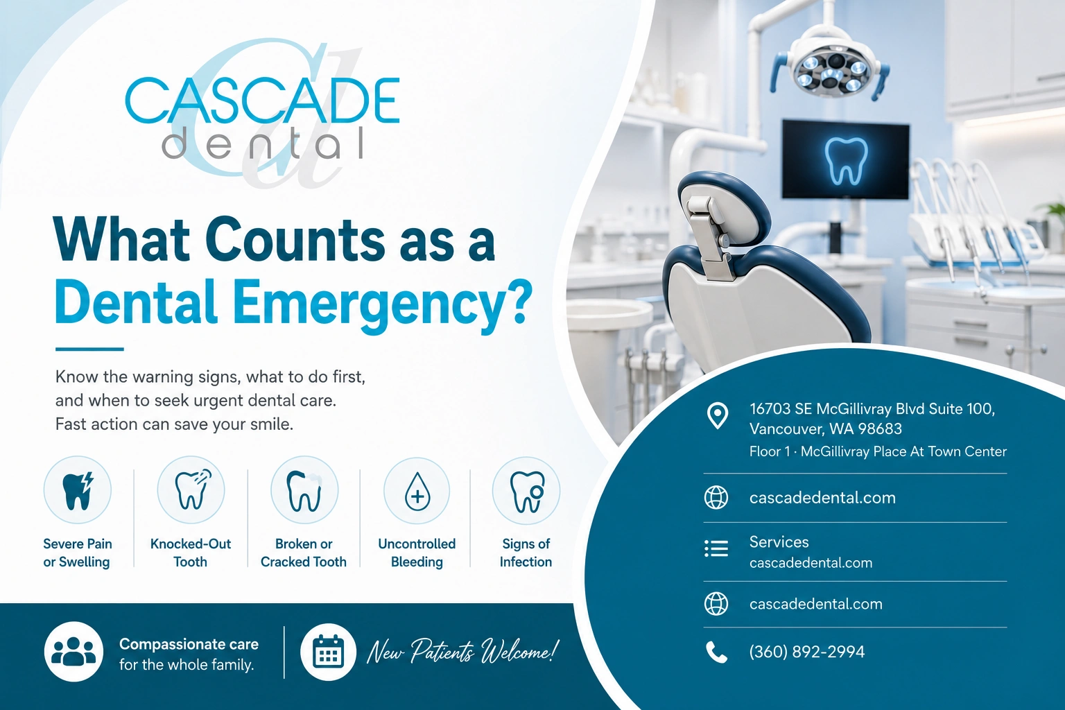 what counts as dental emergency