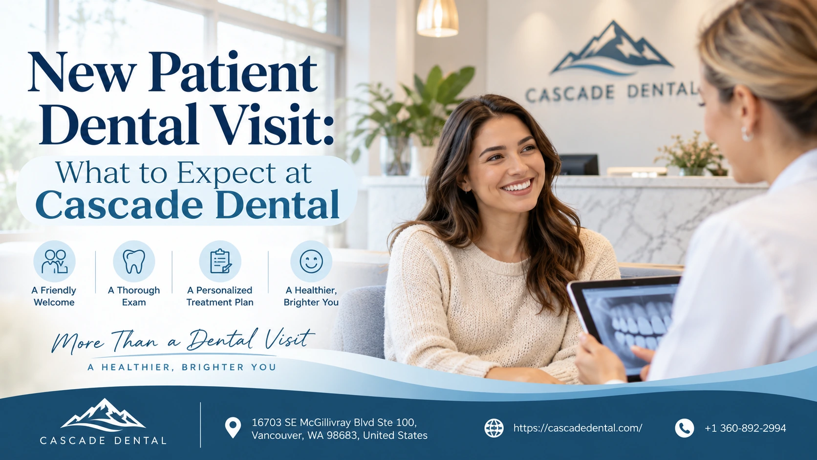 New Patient Dental Visit: What to Expect at Cascade Dental