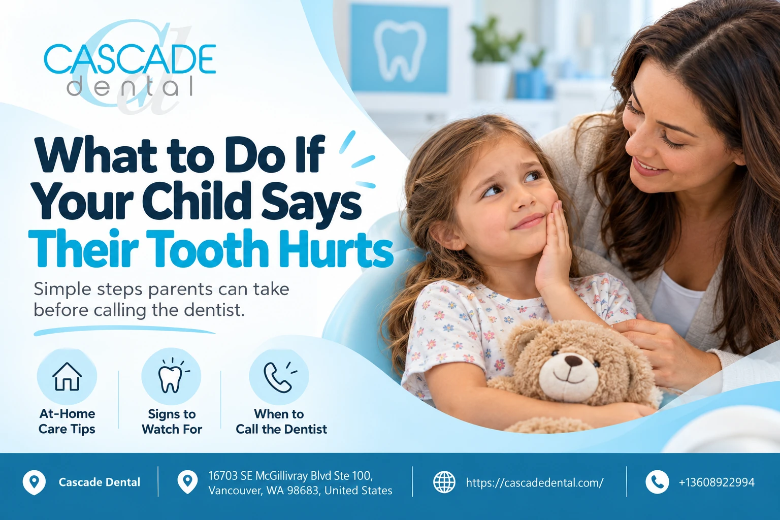 what to do if your child says their tooth hurts